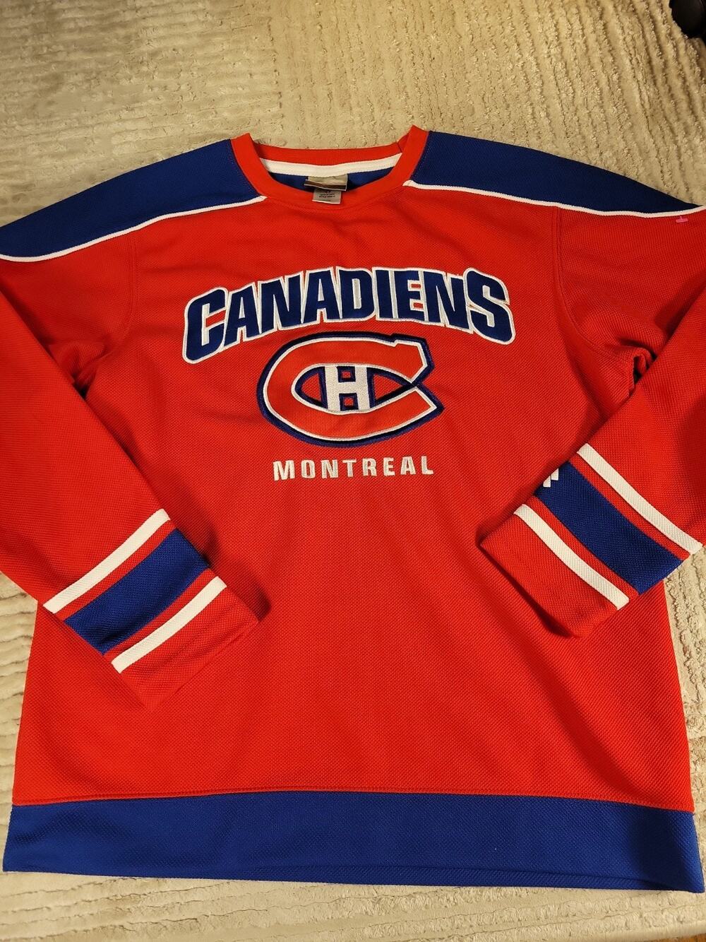 Montreal Canadiens Jersey NHL Hockey Youth Size L/XL 14-16 Boys Kids Children